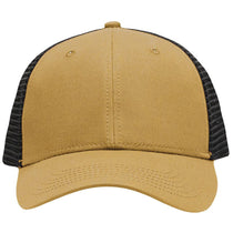 Sportsman Chino Vegas Gold/Black Lo-Pro Mesh Back Trucker Fit Cap