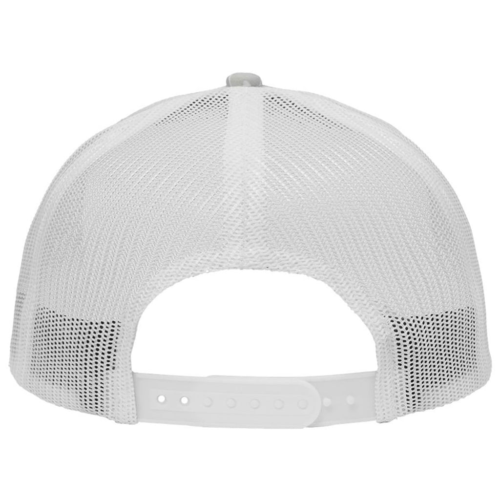 Sportsman White Camo/White Lo-Pro Mesh Back Trucker Fit Cap