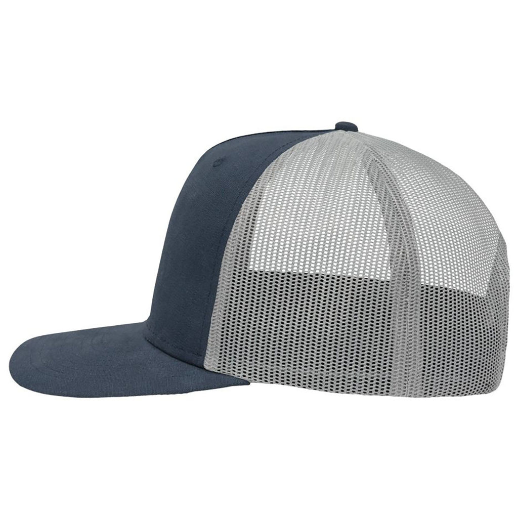 Sportsman Navy/Grey Modern Five-Panel Trucker Fit Cap