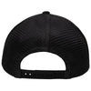 Sportsman Old Wash Black/Black Modern Five-Panel Trucker Fit Cap