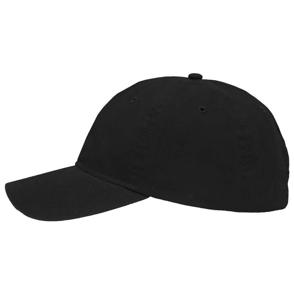 Sportsman Brushed Black Dad Hat Fit