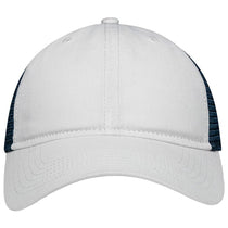 Sportsman White/Navy Mesh Dad Hat Fit