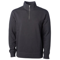 Independent Trading Co. Men's Asphalt Midweight Quarter-Zip Pullover