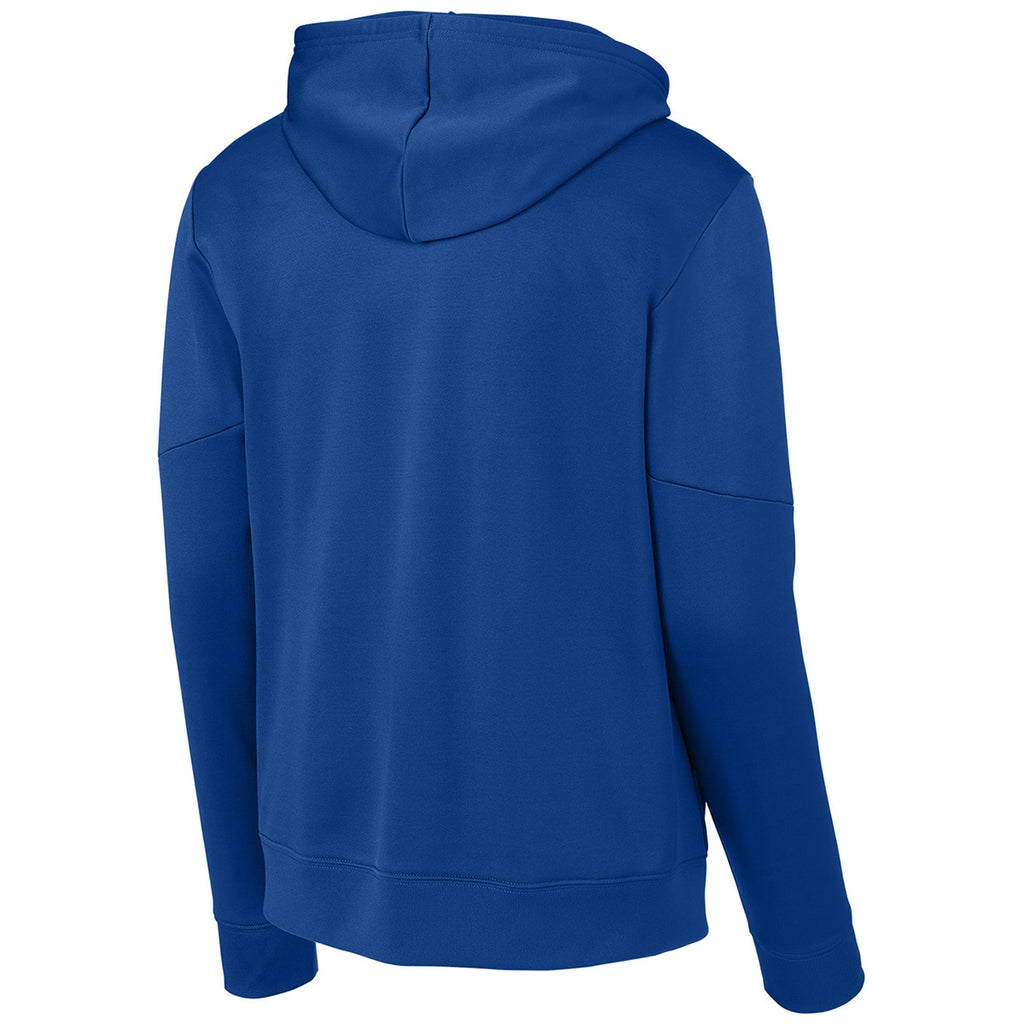 Sport-Tek Men's True Royal/ White Sport-Wick Fleece United Pullover Hoodie