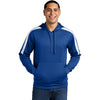 Sport-Tek Men's True Royal/ White Sport-Wick Fleece United Pullover Hoodie