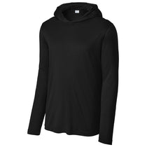 Sport-Tek Unisex Black Posi-UV Pro Long Sleeve Hoodie