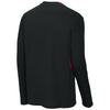 Sport-Tek Men's Black/Deep Red Club 1/4-Zip Pullover