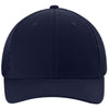 Sport-Tek True Navy/True Navy Stretch-Tek Mesh Back Cap