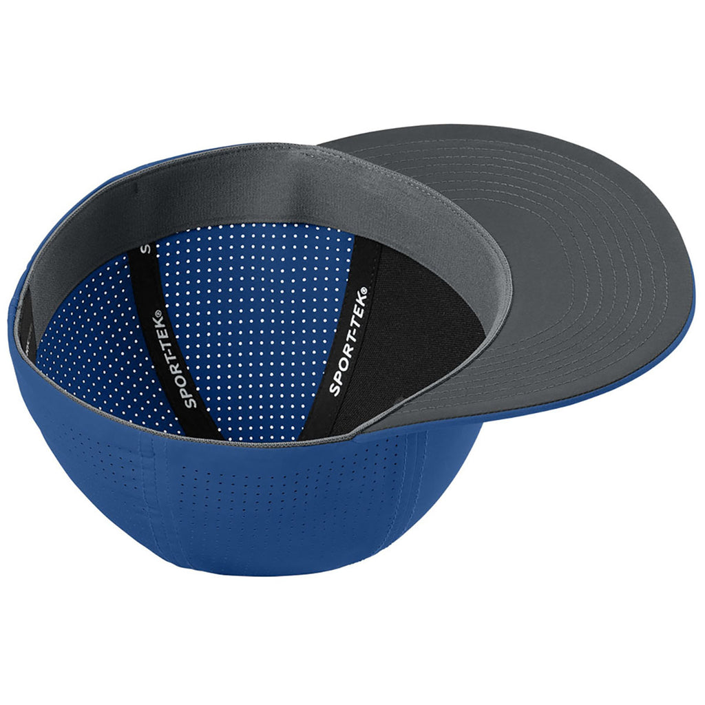 Sport-Tek True Royal Pro-Cut Stretch-Tek Cap