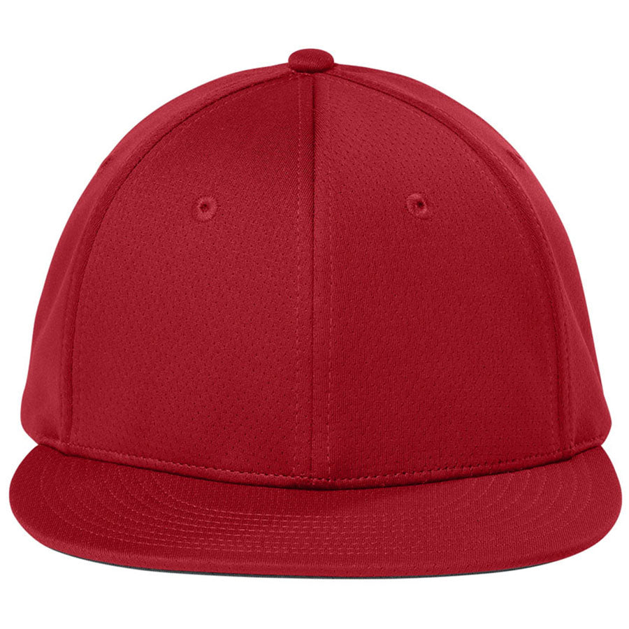 Sport-Tek Deep Red Impact Mesh Stretch-Tek Cap