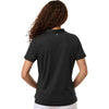 Swannies Women's Black Heather Ella Polo