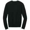 Port Authority Men's Deep Black Easy Care V-Neck Sweater