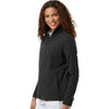 Swannies Women's Black Heather Emily Full-Zip