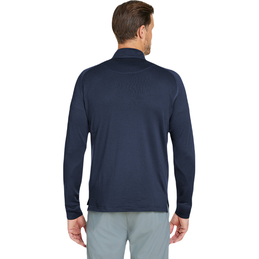 Swannies Golf Men's Navy Lukas Lightweight Quarter-Zip