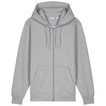 Stanley/Stella Unisex Heather Grey Cultivator 2.0 Full-Zip Hooded Sweatshirt