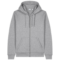 Stanley/Stella Unisex Heather Grey Mixer Full-Zip Hooded Sweatshirt