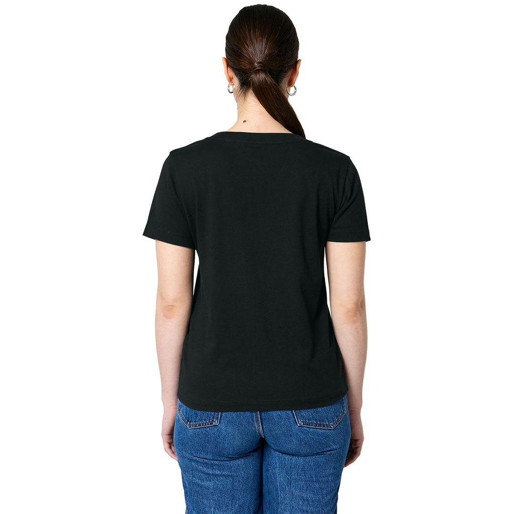 Stanley/Stella Women's Black Stella Isla V-Neck Tee