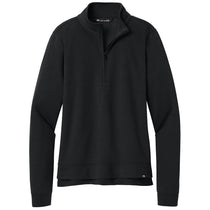 TravisMathew Women's Black Coveside 1/2-Zip