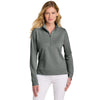 TravisMathew Women's Dark Grey Heather Coveside 1/2-Zip