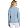 TravisMathew Women's Light Blue Heather Coveside 1/2-Zip