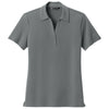 TravisMathew Women's Quiet Shade Grey Glenview Solid Polo