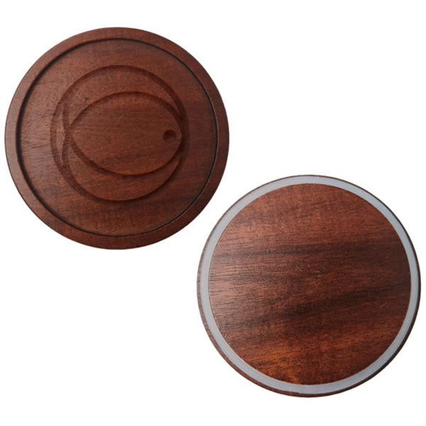 SnugZ White Little Rock 16oz Ceramic with Wood Lid