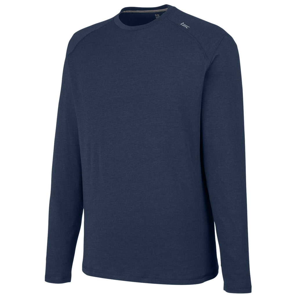 tasc Men's Classic Navy Carrollton Fitness Long-Sleeve T-Shirt