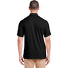 tasc Men's Black Heather Cloud Lightweight Polo