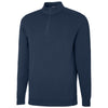 tasc Men's Classic Navy Cloud French Terry Quarter-Zip