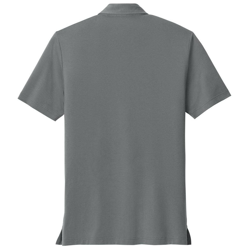 TravisMathew Men's Quiet Shade Grey Glenview Stripe Polo