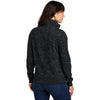 tentree Women's Meteorite Black Space Dye Space Dye Fleece 1/4-Zip