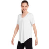 tasc Women's White Longline T-Shirt