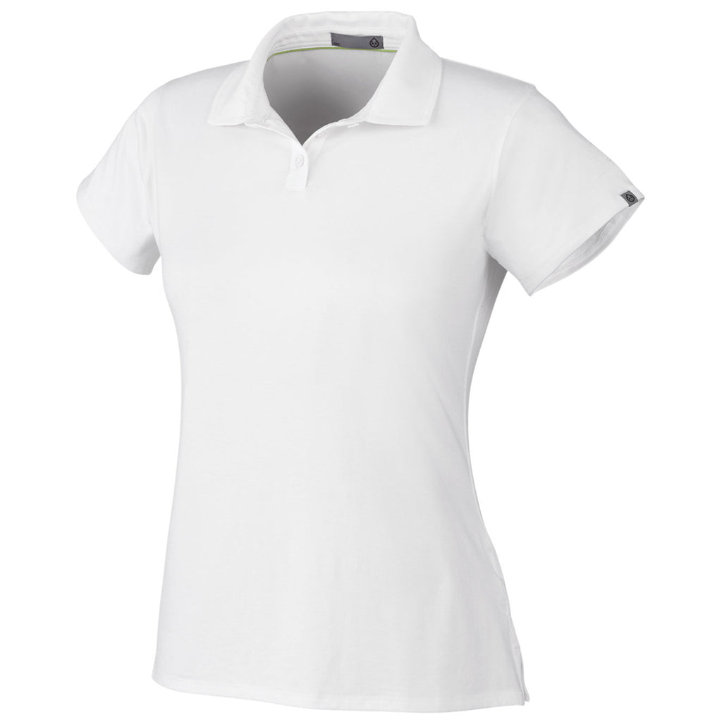 tasc Women's White Air Lightweight Polo