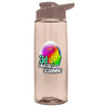 Garyline Transparent Mocha Mousse Flair Tritan Bottle with Drink-Thru Lid - 26 oz.