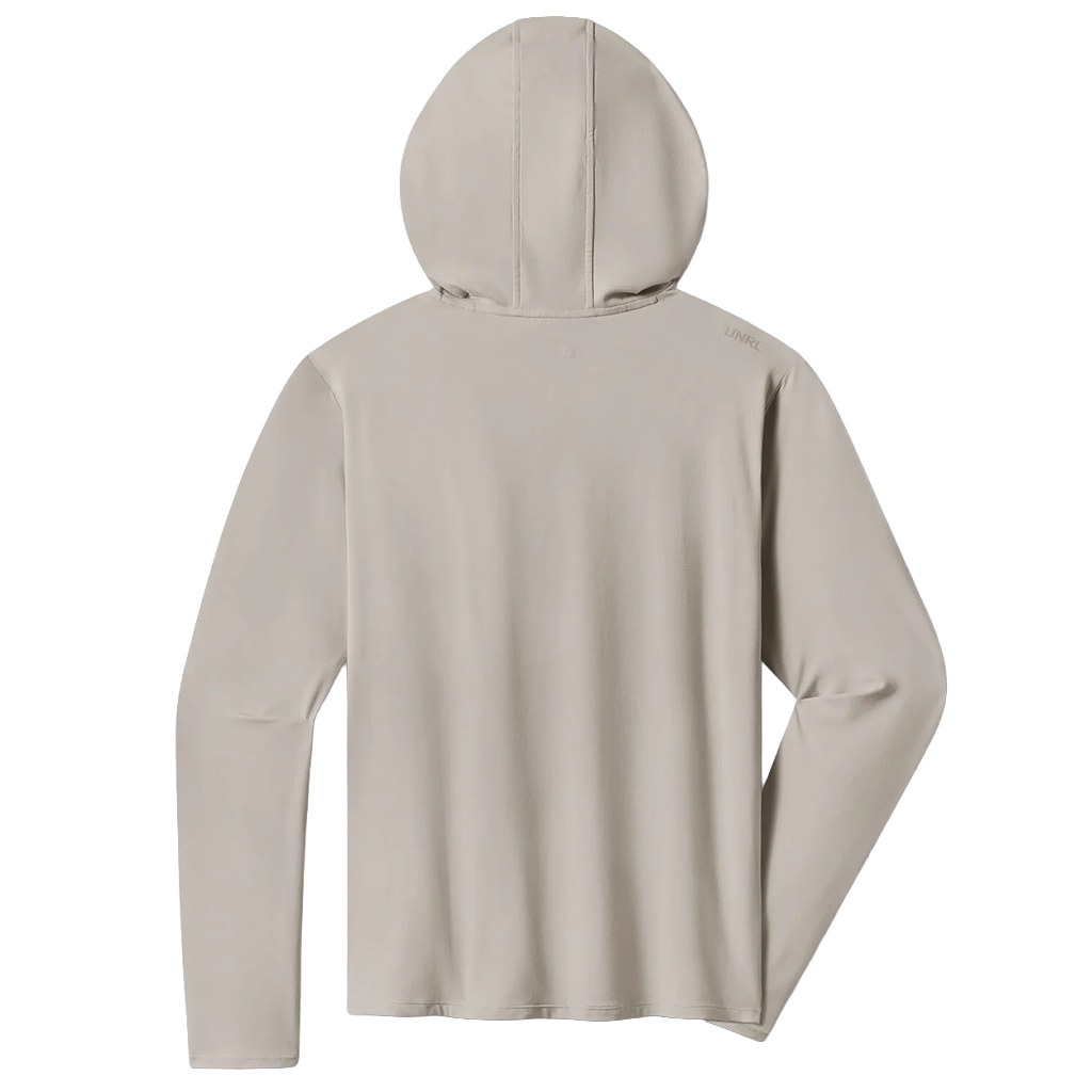 UNRL Men's Pebble Ultra Hooded Long Sleeve