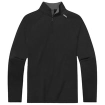 UNRL Men's Black Interlock Quarter Zip