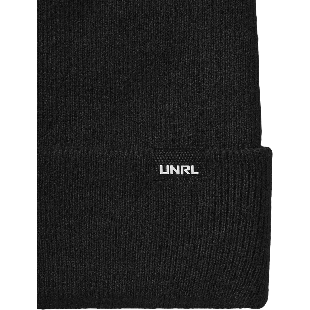 UNRL Unisex Black The Basic Beanie