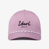 UNRL Desert Mauve Golf Rope Script Mid-Pro Snapback