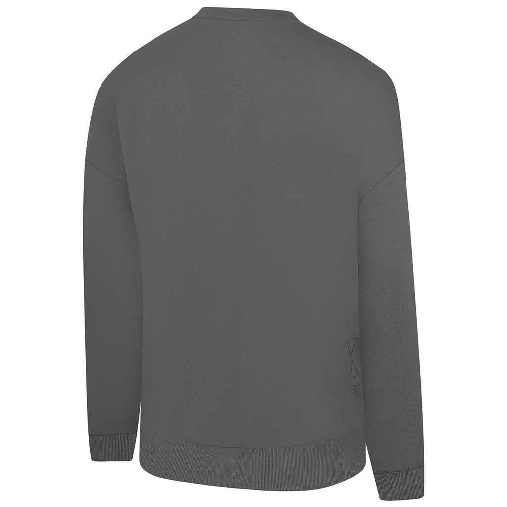Levelwear Unisex Grey Stone Luxe Signature Crew