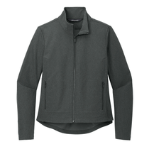 Mercer+Mettle Women's Anchor Grey Heather Stretch Soft Shell Jacket