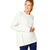 Addison Bay Women's White Rib The Everyday Crewneck