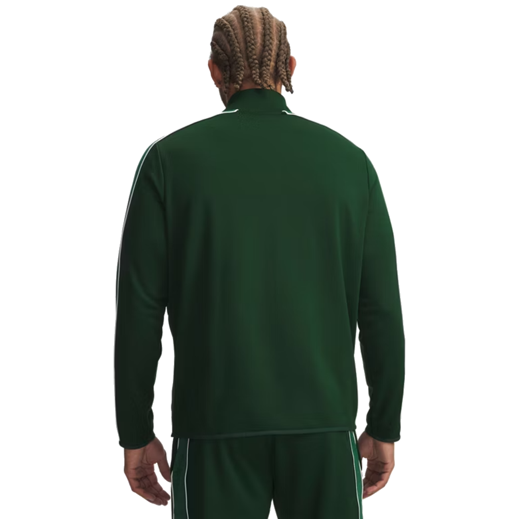 Under Armour Men's Forest Green/White UA Command Full Zip Warm Up