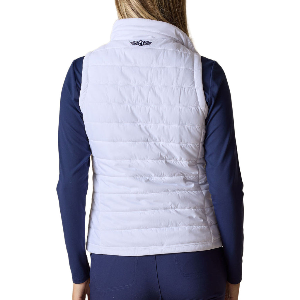 Straight Down Women's White Cloud Vest