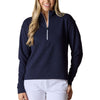 Straight Down Women's Indigo Opal Half Zip