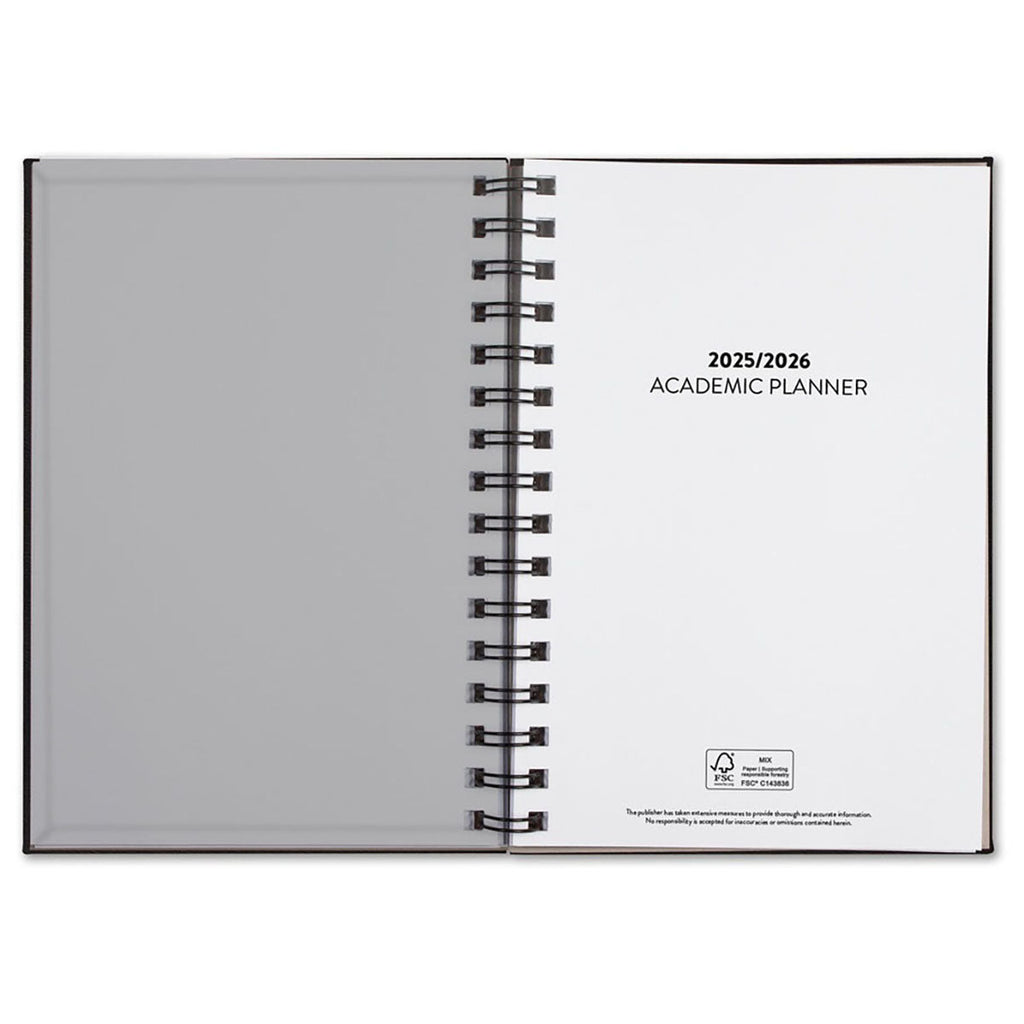 Castelli Walnut WireO Chia Medio White Academic Planner