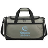 Ariel Premium Pewter Grey Chateau Leatherette Duffel