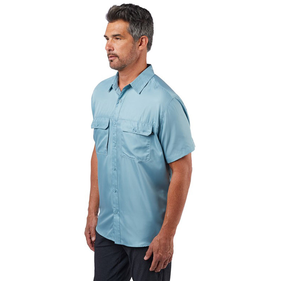 Landway Men's Ocean Mist Short Sleeve Seabright Outdoor Utility Shirt