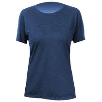 ANETIK Women's Navy Heathered Breeze Tech T-Shirt