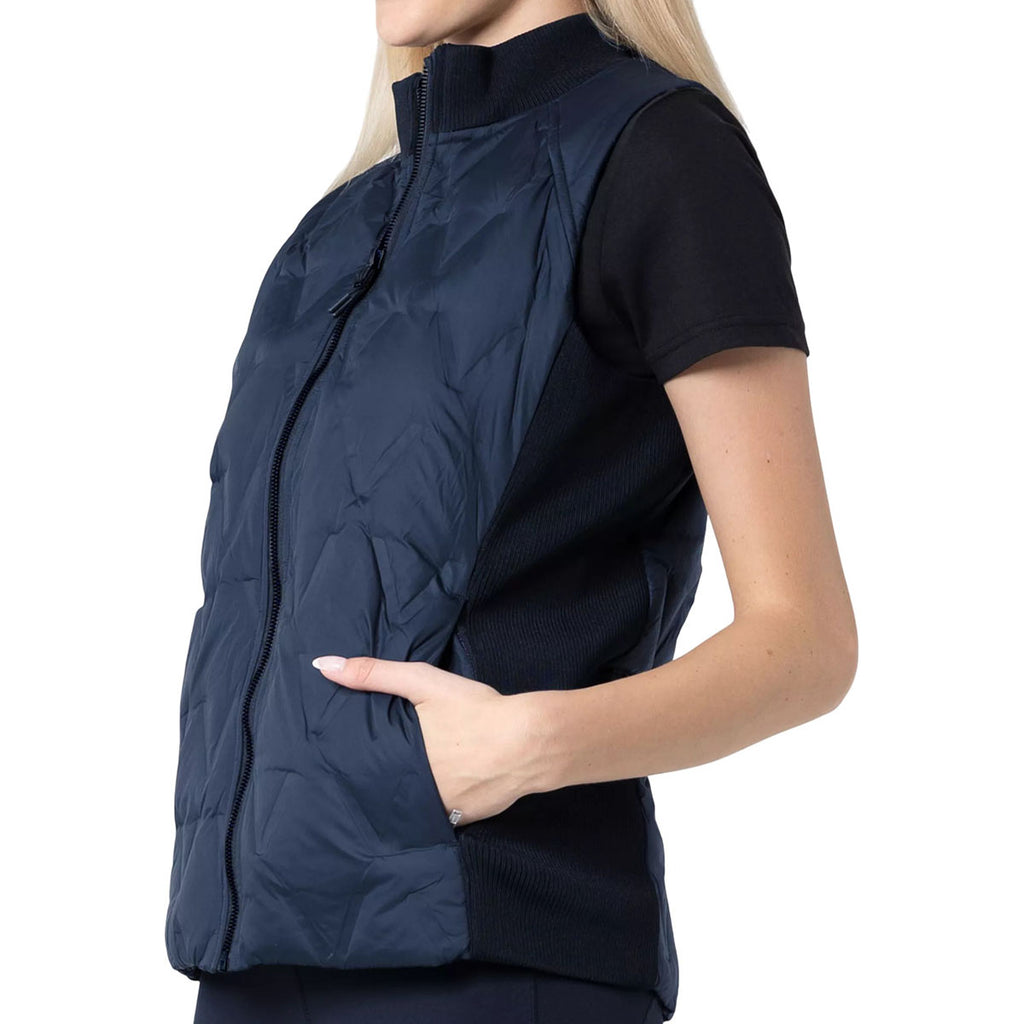 Levelwear Women's Navy Loft Quilted Vest