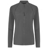 Levelwear Women's Heather Charcoal Mesa Full Zip